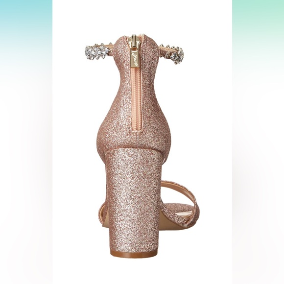 Badgley Mischka Louise Ankle Strap Sandal - Rose Gold - Picture 2 of 6